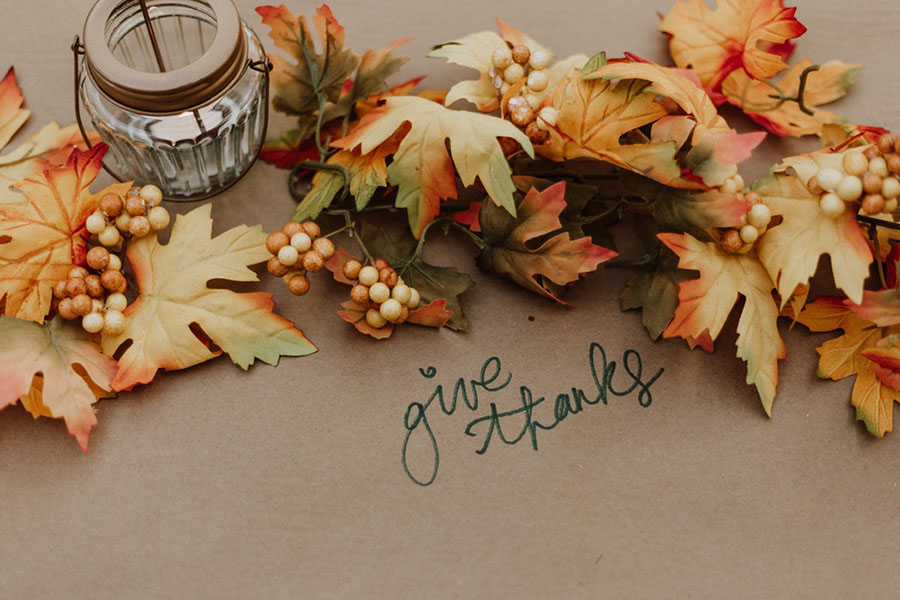 give thanks sign
