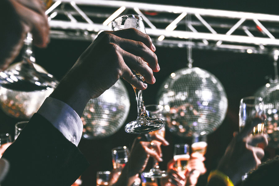 new years toast