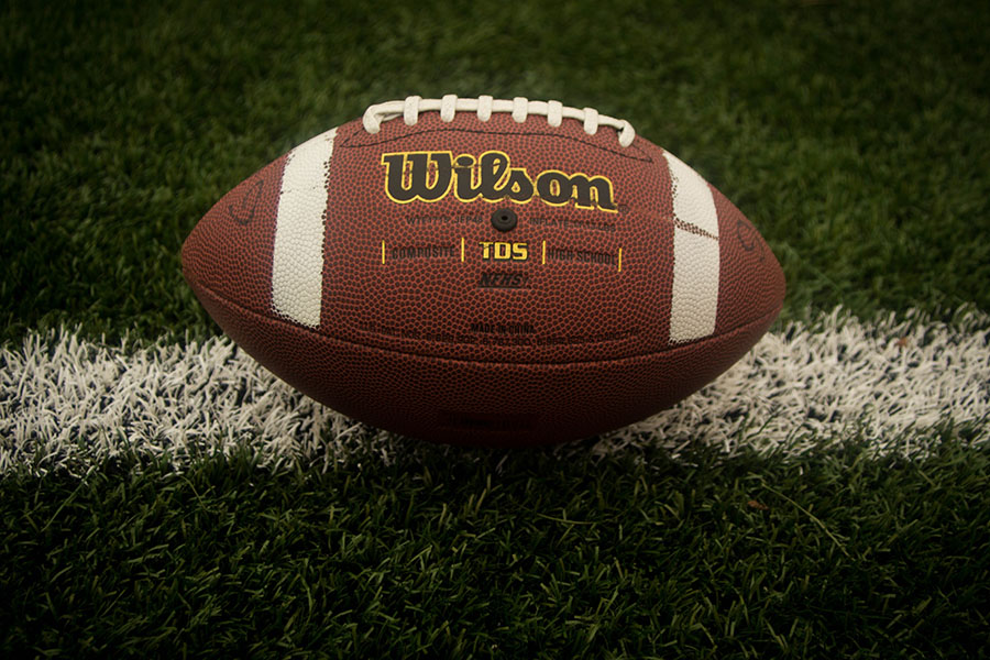 football close up